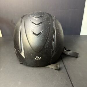 Ovation Black Riding Helmet Small Kids Horseback Riding 52-56in